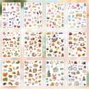 Slapaflife Planner Stickers (24 Page, 1000+ Stickers, Multicolor, Paper, Vintage Style, Holiday & Seasonal Themed, Planner & Scrapbook Accessories)