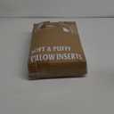 Oubonun 16 x 16 Throw Pillow Inserts, Firm and Fluffy Decorative Square Pillows for Couch Bed Sofa with Soft Cotton Cover White Cushion with Down Alternative Pack of 4