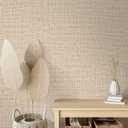4 x Guvana Grasscloth Peel and Stick Wallpaper Beige Textured Contact Paper Modern Removable Self Adhesive Wall Paper Thicken Fabric Faux Linen Wallpaper for Bathroom Living Room Cabinets 78.7inx15.7in