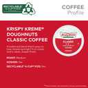 Krispy Kreme Classic, Single-Serve Keurig K-Cup Pods, Medium Roast Coffee, 32 Count (EXP 09/04/26)
