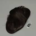 4PCS Clip in Hair Extensions Brown Black 20 Inch Long Wavy Synthetic Hair Extensions(4pcs, 20Inch, 4#)