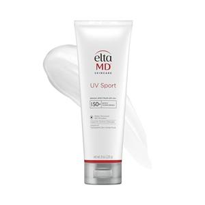 EltaMD UV Sport Sunscreen Lotion, SPF 50 Body Sunscreen, Water and Sweat Resistant, Oil-Free, Zinc Oxide Formula, 8 oz Tube