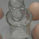 Natural Glass Baby Bottles Set 4 Pack, Newborn Girl Breastfeeding Bottles with Slow Flow Nipples, 0 Months+, 3 oz & 5 oz - Pink (4 Piece Assortment)
