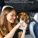 JOYTUTUS 52" Wide Dog Car Barrier with Removable Visual Window, Car Barrier for SUV Escape-Proof, Net for Behind Front Seats, Vehicle Gate for Dog Travel, Ideal for Sedans SUVs Trucks