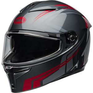 Bell Helmets Lithium (Large, Gray/Candy Red Jetstream)