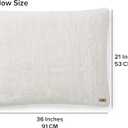 UGG King Size Comforters Set, Faux Fur Extra Soft Comforter Set King, Oversized Fluffy Reversible Cream Micromink Bedding with 2 Zipper Pillow Shams, Luxury White Bed Decor, Snow, Alondra