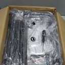 Outdoor Heated Cat House for Outside Cats Winter, 25'' Exceptional Thermal and Weatherproof, Outdoor Feral Cat Shelter with Waterproof Eaves & Magnetic Escape Door for Feral Barn Cat Kitty (Dark blue)