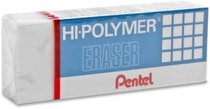 Wholesale CASE of 25 - Pentel Hi-Polymer Erasers-Super Hi-Polymer Eraser, Large, Nonabrasive, White Wholesale CASE of 25 - Pentel Hi-Polymer Erasers-Super Hi-Polymer Eraser, Large, Nonabrasive, White