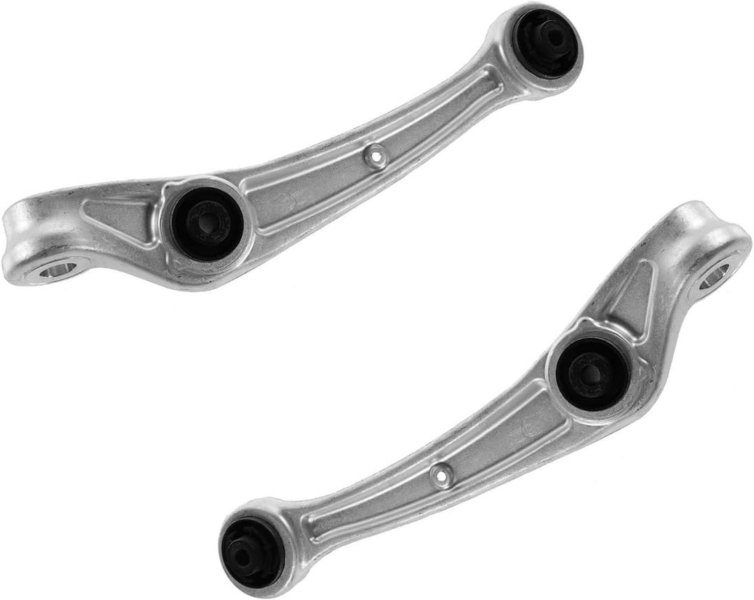 TRQ Front Lower Control Arm Set Driver and Passenger Side Compatible with 2009-2012 Audi A4 A4 Quattro A5 A5 Quattro A6 A6 Quattro A7 Quattro Q5 S4 S5