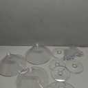 Valentines Party Giant Martini Plastic Glasses Large 48oz Acrylic Shrimp Cocktail Glasses Jumbo Cup DIY Table Centerpieces for A Tini Bit Older Birthday Wedding Decor(4 Pcs,Clear)