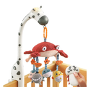 TUMAMA Baby Crib Mobile,3 in 1 Crib Toys with Remote Control,Projection Night Light, Music and White Noise, Mute Spin Motor Nursery Sensory Toys for Infant 0 3 6 9 Month Newborn Xmas Gift