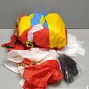 12 FT Long Lighted Christmas Inflatable Santa Claus on Sleigh with 3 Reindeer – Outdoor/Indoor Yard Blow-Up Holiday Decoration with Built-in Lights, Self-Inflating Blower & Weather-Resistant Material