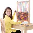 Melissa & Doug Wooden Multi-Craft Weaving Loom: Extra-Large Frame (22.75 x 16.5 inches)