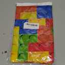 3pcs Building Block Tablecloths, Birthday Party Supplies Waterproof Plastic Colorful Blocks Bricks Table Cover for Building Block Party Decoration
