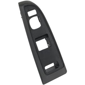 Window Control Switch Bezel Cover for Driver Side Door Panel Compatible with Chevy Silverado, GMC Sierra 1500 2500 HD 3500 Door Switch Panel 2004-2007 89045124 Dark Gray