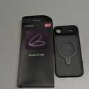 CASEKOO Ultra-Magnetic Stand for iPhone Air Case [Military Drop Protection] [Compatible with MagSafe] Shockproof Translucent Matte Slim Ring Holder Case for iPhone 17 Air Phone Cover 6.5", Black