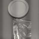 5" LED Flush Mount Ceiling Light120V 11W 600LM3000K Warm White Round Flat Panel Light, Surface Mounted Downlight - White