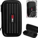 CyeeLife Dart Case - Carrying Case for Steel or Soft Tip Darts, Holds 3 Darts and Extra Accessories, Built-In Storage Tubes and Pockets for Flights, Tips, Shafts