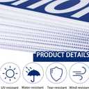 Juexica 8 Pcs Real Estate Rider Signs 24 x 6 Inch Coming Soon, for Sale, Pending, Sold Waterproof Signs Rider Real Estate with Different Messages (Blue with White)