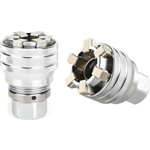 Upgraded Adjustable Universal Socket Wrench, Manual Socket Wrench, Multifunctional Sleeve, 10mm-19mm Universal Sockets Tools for 3/8" Drive Ratchet Torque Wrench and Power Drill