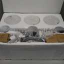 Battery Operated Wall Sconce, 3-Light Black Wireless Rechargeable Vanity Light Fixture with Remote & Bulbs, Dimmable Modern Indoor Non-Hardwired Wall Mounted Lamp for Bedroom, Living Room, Bathroom