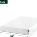 Zinus 5 Inch Twin Green Tea Memory Foam Mattress [New Version], Fiberglass Free, Medium Firm Feel, Zoned Pressure Relief, Certified Safe Foams & Fabric, Mattress in A Box
