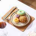 Boao 4 Pack Rectangle Cork Trivets for Hot Dishes 11'' x 8'' x 0.2'' Cork Plant Coasters Placemat Hot Pad Sheet Heat Resistant for Kitchen Countertops Table Pots Pans Restaurant Cafe Wedding Supplies