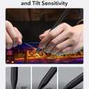 ESR Pencil (1st Generation) for iPad 2018-2026, Tilt Sensitivity, Palm Rejection, Compatible with iPad 11th(A16)/10th Generation,Air 11"/13", Pro 11"/12.9"/13",Mini 6/5, Black