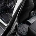 Floor Mats Set for Toyota RAV4 2019-2025 (Include Hybrid), Extra Door Sill Guards, TPE All Weather Cargo Mat Backrest Mat Cargo Liner Car Accessories (Trunk Mat with Backrest Mat+Floor Mat)