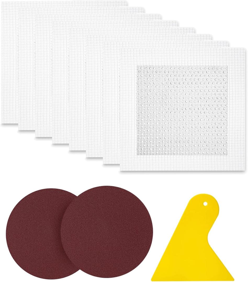 Bates- Drywall Repair Kit, 11 pcs, 4 Inch, Dry Wall Patch Kits, Wall Repair Patch Kit, Wall Patch Repair Kit, Drywall Hole Patch, Drywall Patch Kit, Wall Hole Repair Kit, Drywall Patch Hole