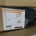 Over The Table Rod Stand with Clamps Adjustable 31"-110'' Length 31"-64" Height Gold Table Balloon Arch Stand with Storage Bag, For Valentines Day Party Wedding Anniversary Decoration