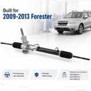 Wyrxalon Hydraulic Power Steering Rack and Pinion Assembly Compatible with 2009-2013 Subaru Forester 2.5L | Complete Steering Gear Rack | Replaces 34110SC011 34110SC012 34110SC010