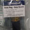 Attwood 7524A7 Snap-Handle Drain Plug, (One Size)