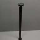 Ivilon Tension Curtain Rod - Spring Tension Rod for Windows or Shower, 24 to 36 Inch. Black