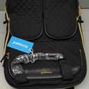 Underseat Carry On Luggage with Wheels, Small Under seat Softside Travel Suitcase with Leather Handle, Lightweight Travel Carry-On Rolling Suitcase for Women, Black