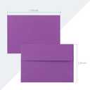 2 x Granhoolm 50 Pack A7 Invitation Envelopes 5.25 x 7 .25 For 5x7 Cards - Peel & Press,Ideal for Invitations,Weddings,Parties,Greeting Cards,Photos(Multicolor)
