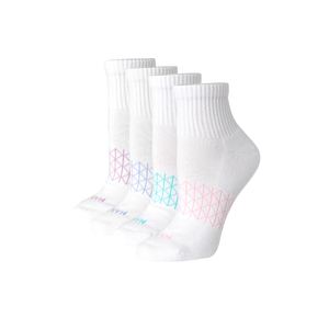 Hanes Women's Cushioned Ankle Socks, Absolute Active Ankle Socks For Women, Seamless Toe, 4-Prs