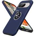 JAME for Google Pixel 9 Case/Google Pixel 9 Pro Case, Slim Fit Military Grade Shockproof Case for Pixel 9 with Ring Holder Kickstand Protective Phone Case for Google Pixel 9/9 Pro, Blue