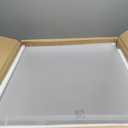 Cinnvoice 12"x12"x24" Acrylic Display Case with Lock for 50ml Mini Bottles Retail Commercial Countertop Rack Adjustable Dividers for Mini Bottles 