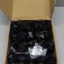 ARSUNOVO Mounting Bracket for Govee RGBIC Permanent Outdoor LED Lights H705A/B/C (80 Pack), Black