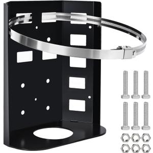 Heavy-Duty Propane Tank Holder  Fit for High & Low Tanks, Compact Space-Saving Design with Rubber Protection, Corrosion-Resistant Steel for RVs, Trailers, Campers Boat & Outdoor Use (FBA-BIG)