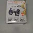 Magnifying Glass with Light, 2X 4X 6X 10X 13X Magnifying Glasses Lens, Switchable Binoculus Loupe w/Storage Case, Rechargeable Head Mount Magnifier for Close Work Watch Repair Crafts Jewelry (Blue)