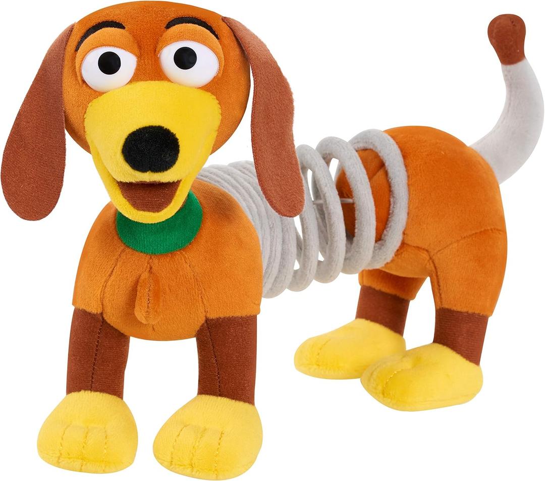Disney and Pixar Toy Story 16,5 cm Slinky Dog Plush Stuffed Animal, Kids Toys for Ages 18 Month by Just Play