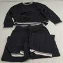 PRETTYGARDEN Women's 2 Piece Knit Sweater Outfit Casual Long Sleeve Pullover Wide Leg Pants Tracksuit Loungewear Set L