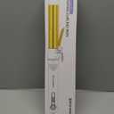 Rotating Curling Iron 1 1/4 Inch, Upgraded ZAVAREA Automatic Curling Iron with Extra-Long Barrel, Dual Voltage Self Curling Wand 1.25" Hair Curler (Purple-gold)