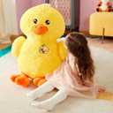 IKASA 19" Giant Duck Stuffed Animal, Super Soft, Zipper-Free Plush