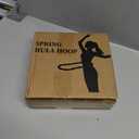 Weighted Spring Fitness Hoop, 4.4lb Soft Exercise Hoops for Adults Weight Loss, Foldable Hoops for Women Man, Waist Friendly Design, Portable Slimming Pilates Equipment for Home Workout