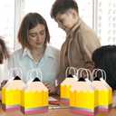 27pcs Back to School Teacher Gifts – Pencil Shaped Paper Bags Bulk, Welcome Candy Treat Boxes for Students, Classroom Party Decorations, Teacher Appreciation Week