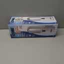 EZ-CHILL 14" Rechargeable Bladeless Tabletop Fan for Bedroom and Home, 5 Speed Settings, Display Screen, Non-Slip Feet, Ideal for Home Office, Quiet Operation, White