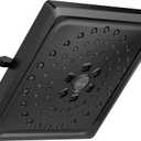 Delta Faucet 3-Spray H2Okinetic Shower Head, Matte Black 52684-BL